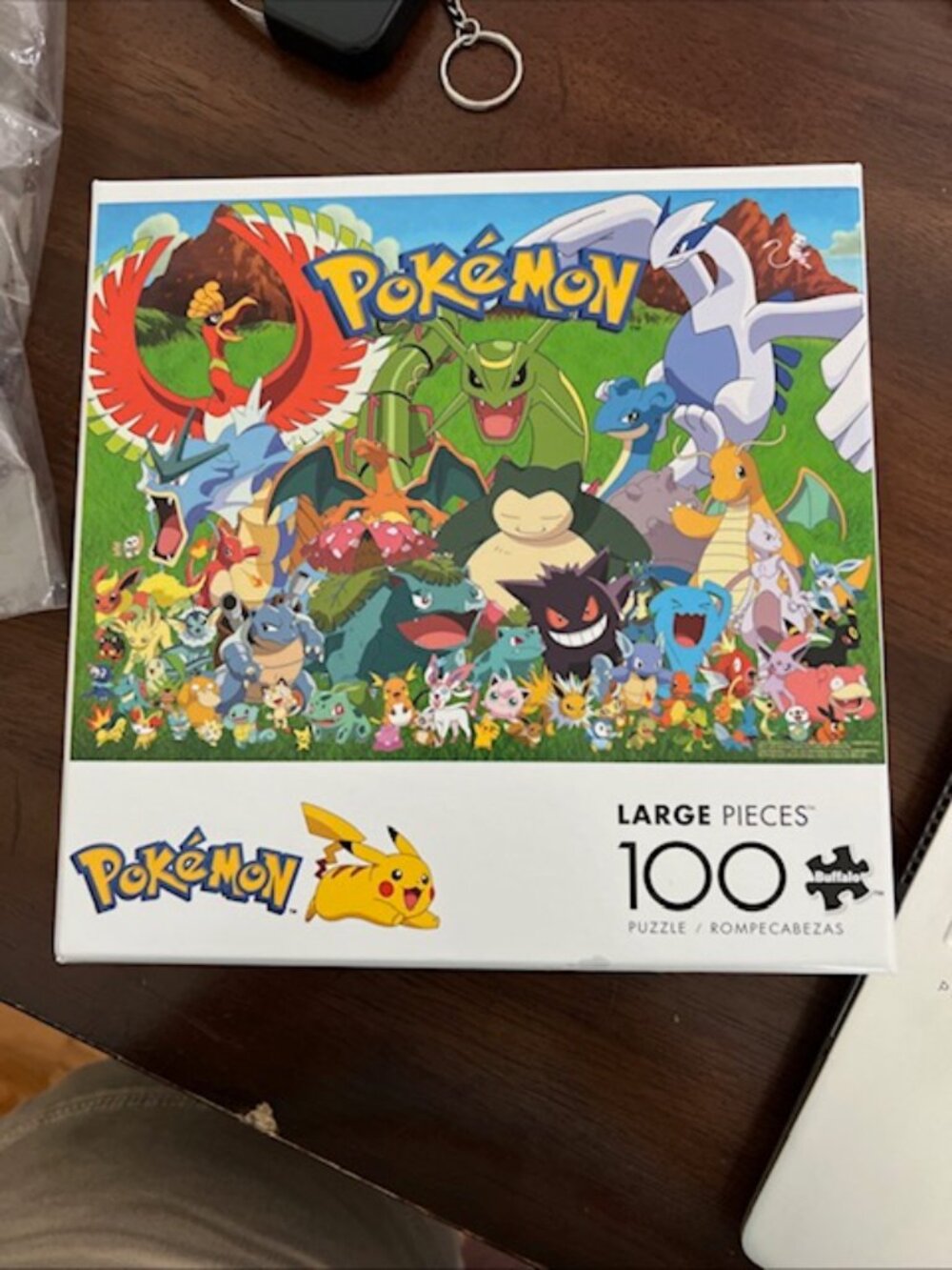 Buffalo Games Pokemon 100pc Jigsaw Puzzle Large Pieces - Sealed Box